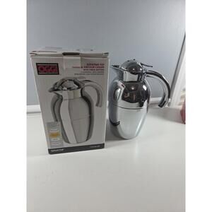OGGI Thermal Vacuum Carafe Silver Stainless Steel